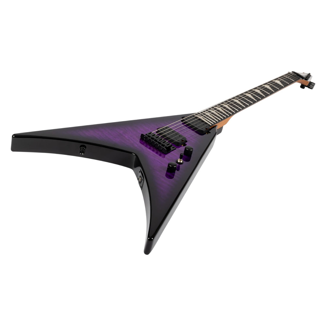 Electric Guitar Spira V-500 TPP E Trans Purple Free Setup