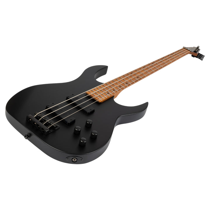 Electric Bass Guitar Spira B-400 Mbk Black Satin Free Setup