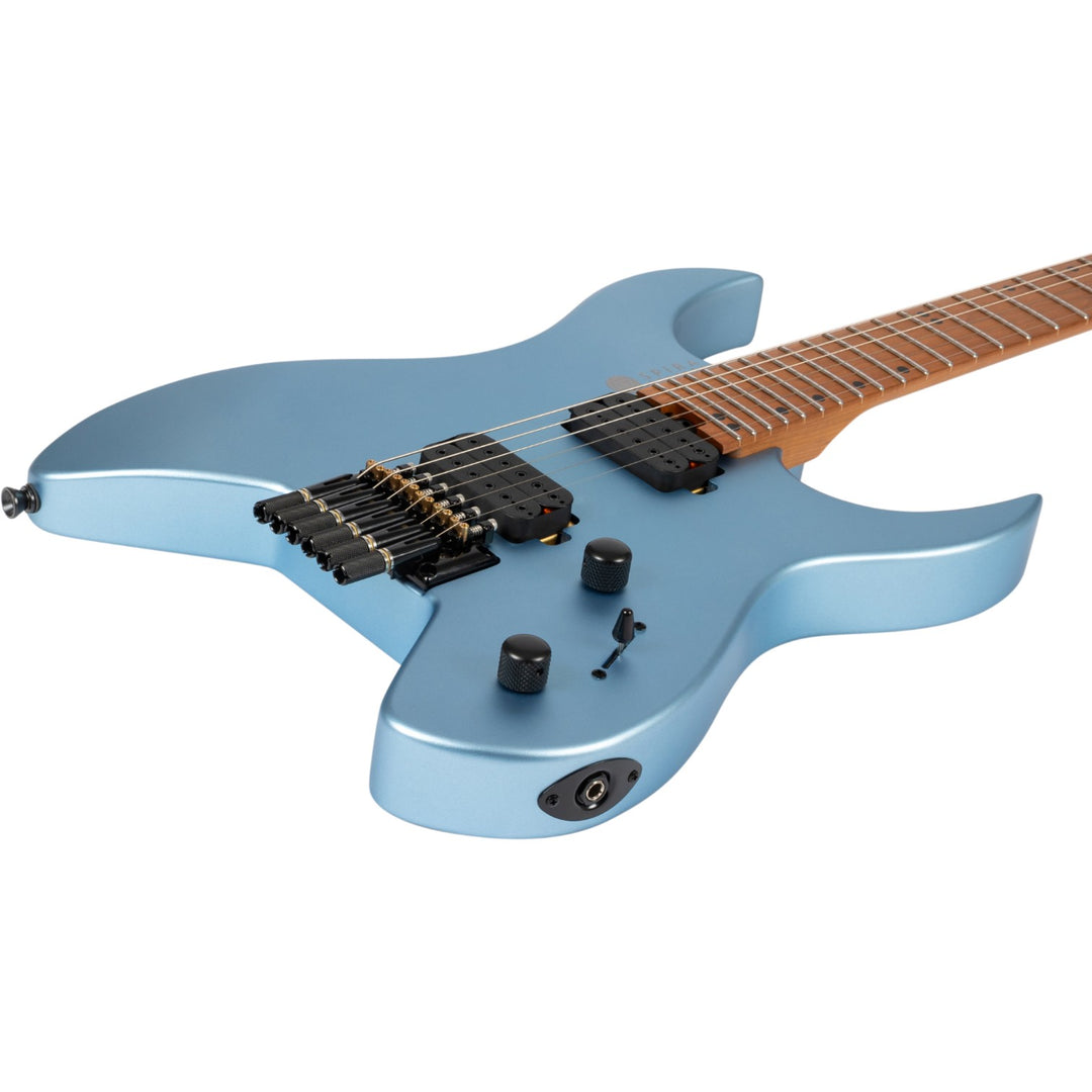 Electric Guitar Spira S-400 Headless Mpb Blue Satin Free Setup