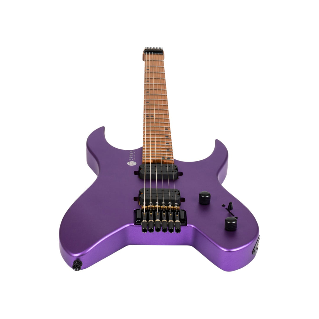 Electric Guitar Spira S-400 Headless Mpp Purple Satin Free Setup