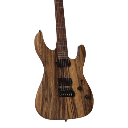 Electric Guitar Keipro Modern Custom Black Limba H.H Include Gig Bag