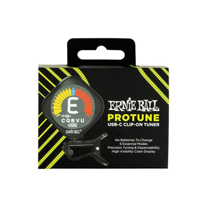 Ernie Ball P09627 ProTune USB-C Rechargeable Clip-on Tuner
