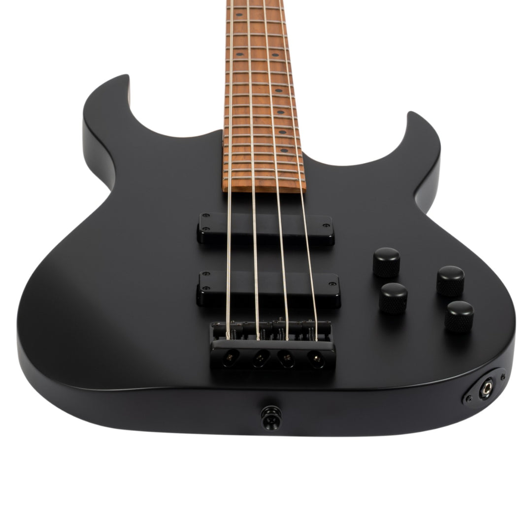 Electric Bass Guitar Spira B-400 Mbk Black Satin Free Setup