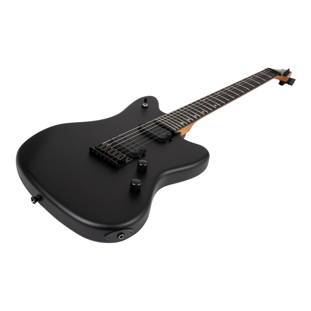 Electric Guitar Spira J-400 Baritone Mbk Black Satin Free Setup
