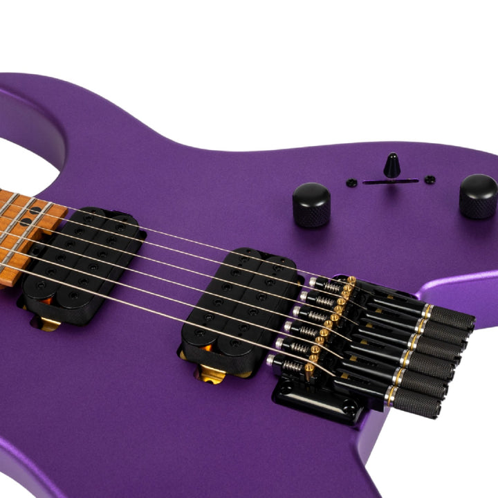 Electric Guitar Spira S-400 Headless Mpp Purple Satin Free Setup
