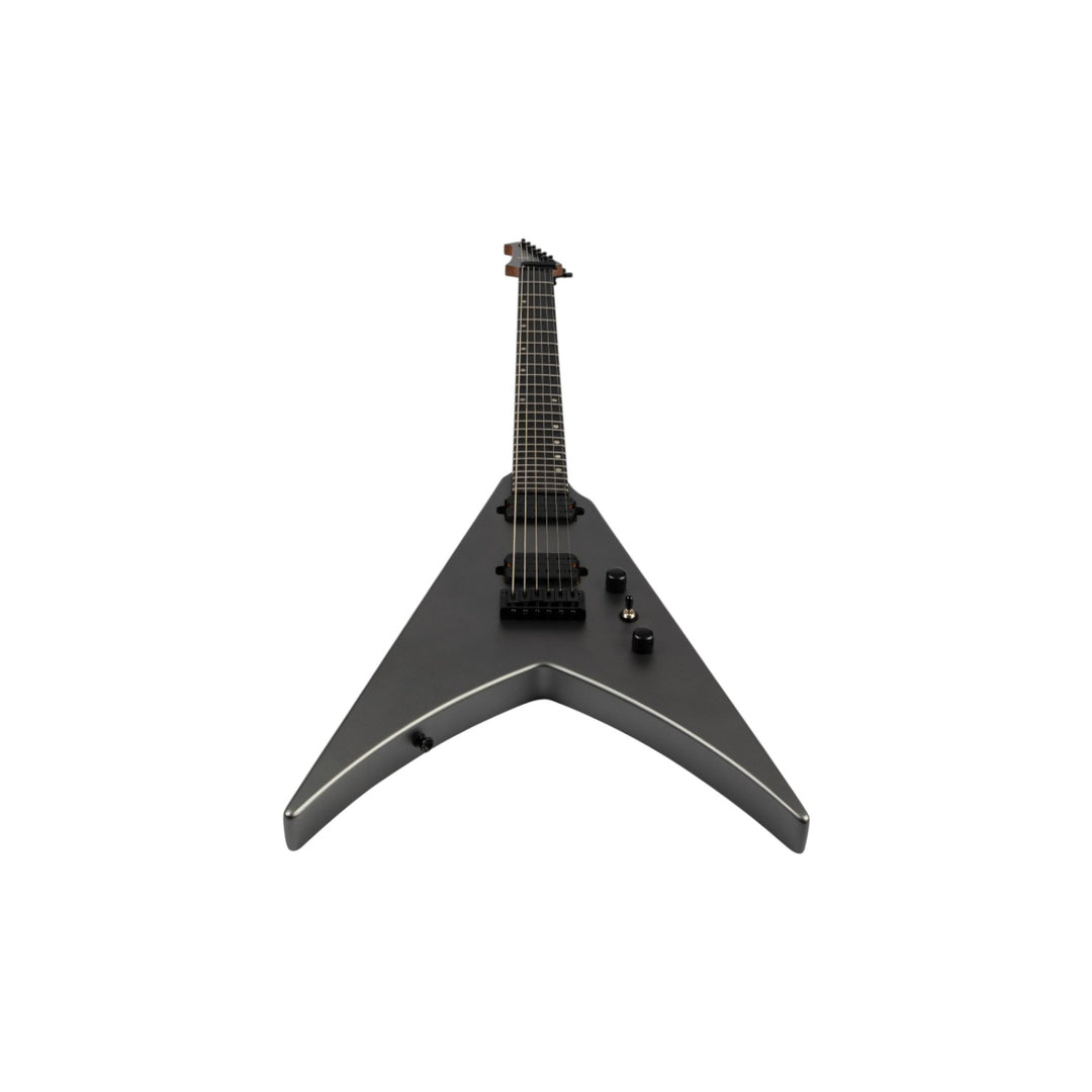 Electric Guitar Spira V-400 MSL Silver Satin Free Setup