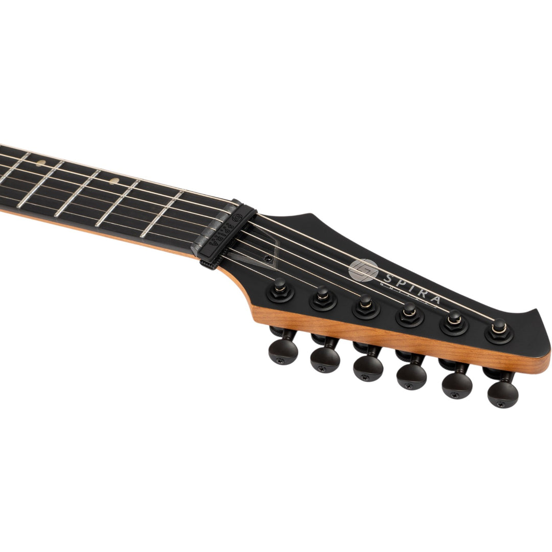 Electric Guitar Spira J-400 Baritone Mbk Black Satin Free Setup
