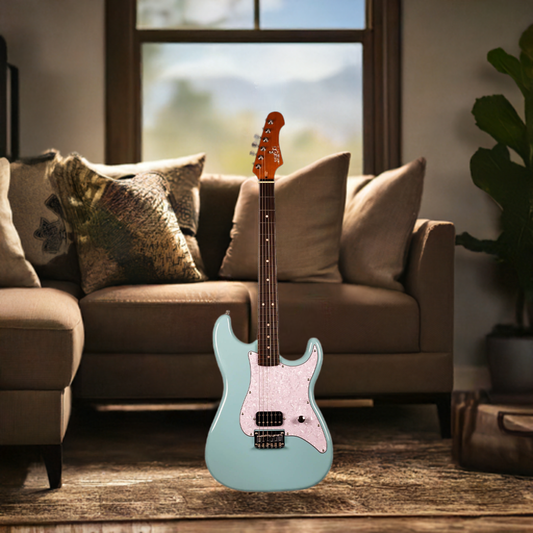 Electric Guitar Jet Guitars JS400 HT BL Free Setup