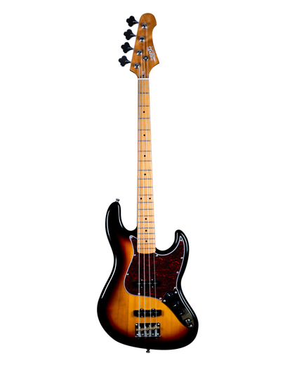 Electric Bass Jet Guitars JJB300 SB Sunburst Jazz Bass Free Setup