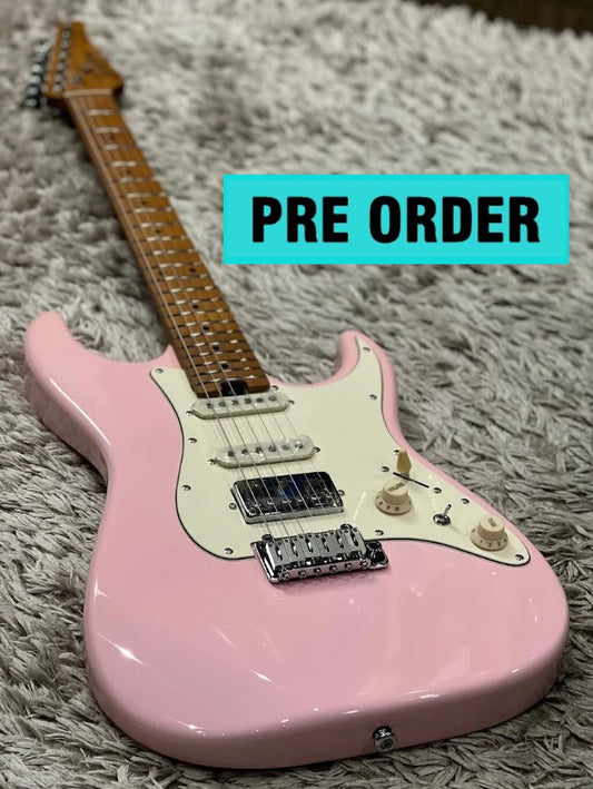 Electric Guitar Soloking MS-11 Classic MKII With Roasted Maple Fb In Shell Pink