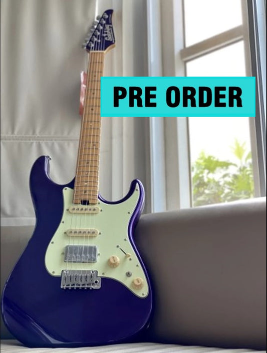 Electric Guitar Soloking MS-1 Classic MKII In Purple Sparkle With Roasted Maple Neck And Fb