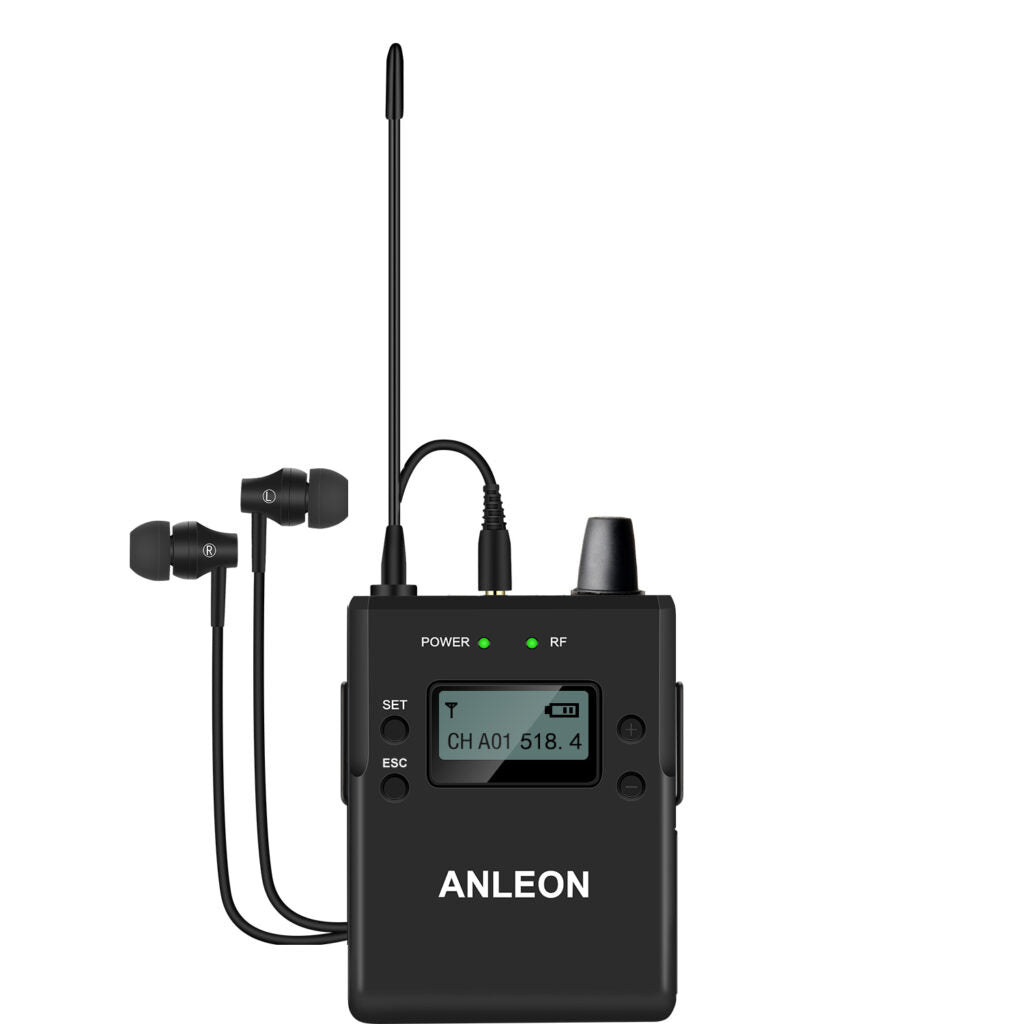 ANLEON S3 Wireless in-Ear Monitor System IEM System 518-554 Mhz for Vocalist Keyboardist Guitar Player…