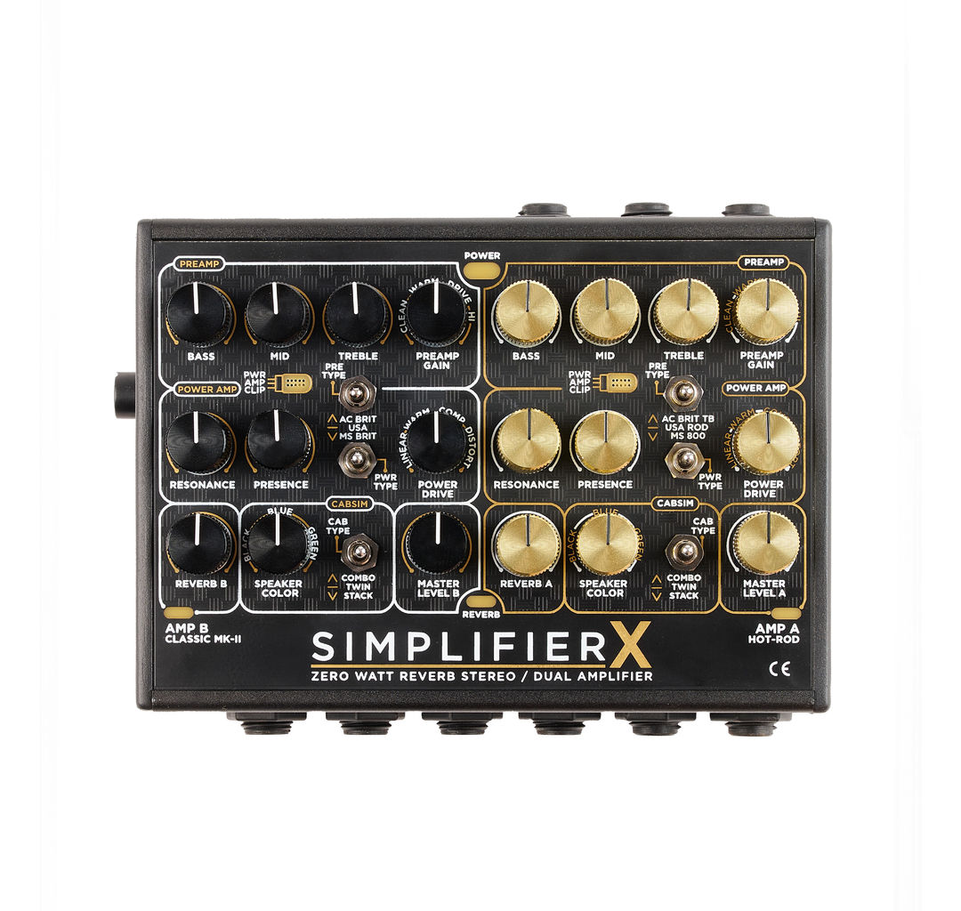 DSM &amp; Humboldt Electronics Simplifier X Zero Watt Stereo Guitar Preamp CabSim