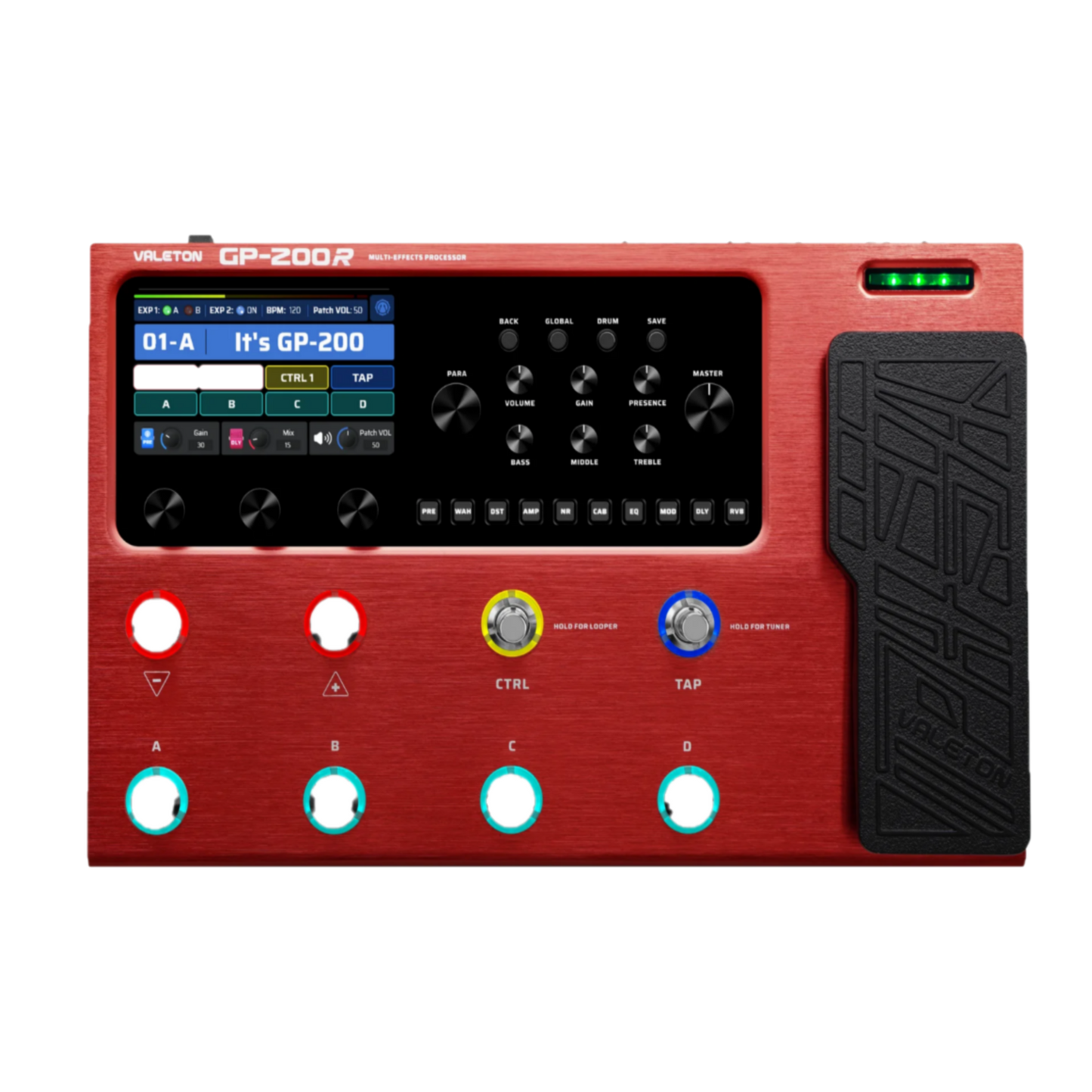 Valeton GP200R Multi Effects Processor RED