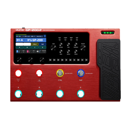 Valeton GP200R Multi Effects Processor RED