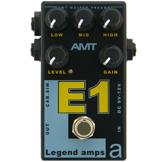 AMT Electronics E1 Cab Sim Distortion Pedal ENGL