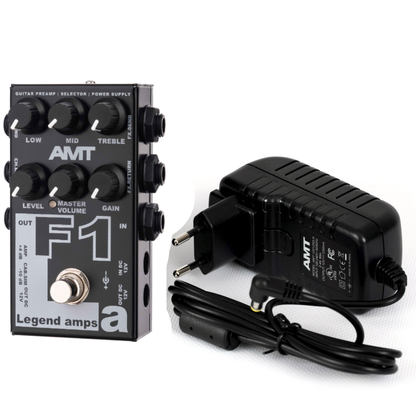 AMT Electronics F1 Preamp Cab Sim Pedal FENDER
