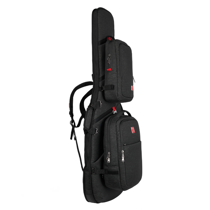 Music Area RBO EB BLK Electric Bass Gig Bag with Two Detachable Backpacks