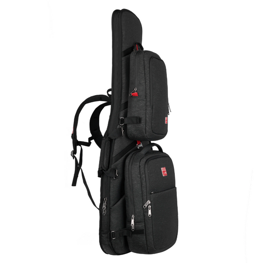 Music Area RBO EG BLK Electric Guitar Gig Bag with Two Detachable Backpacks