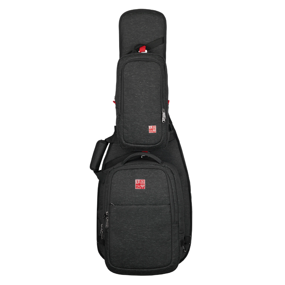 Music Area RBO EG BLK Electric Guitar Gig Bag with Two Detachable Backpacks