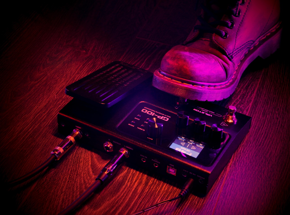 Valeton GP100 Bass and Guitar Simulation Cabinets Multi-Effects