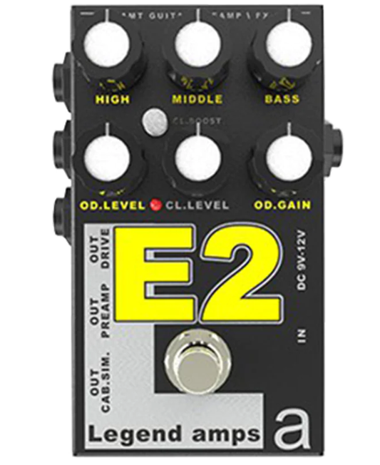 AMT Electronics E2 Guitar Pedal Preamp Cab Sim Distortion ENGL