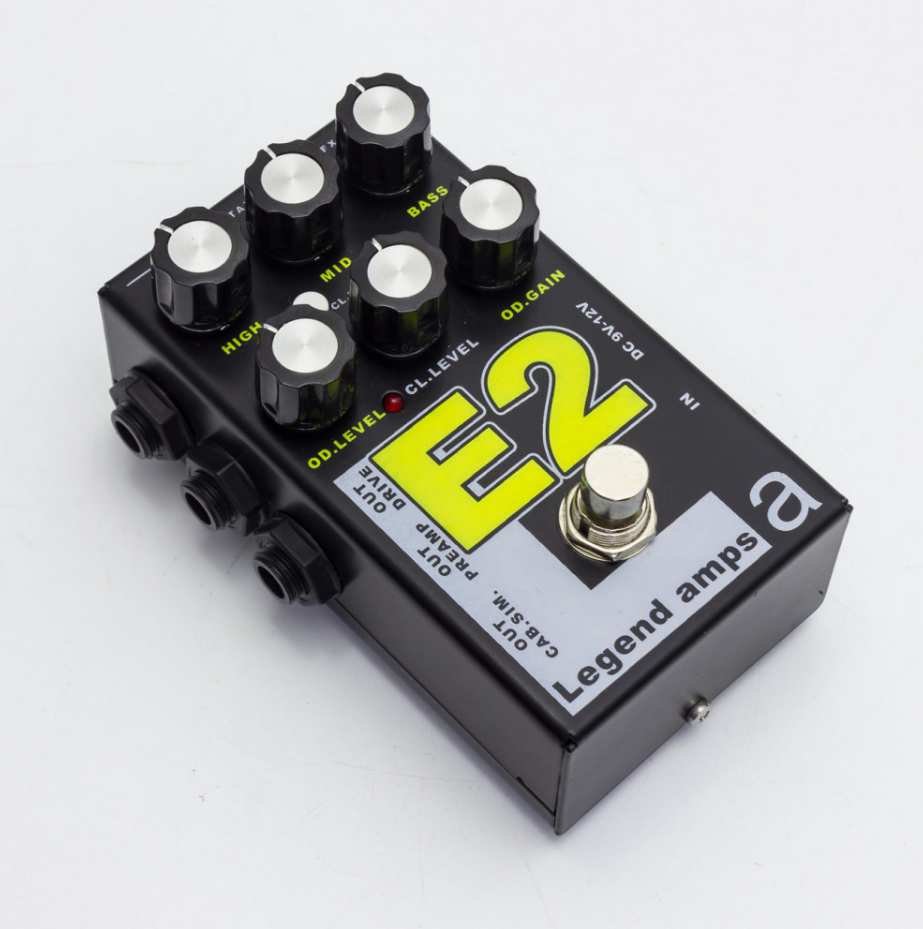 AMT Electronics E2 Guitar Pedal Preamp Cab Sim Distortion ENGL