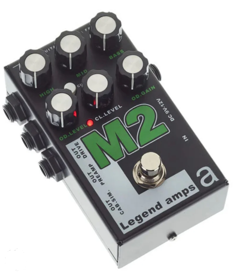 AMT Electronics M2 Guitar Pedal Preamp Cab Sim Distortion MARSHALL